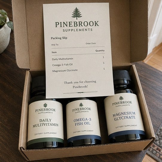 Personalized packing slips — customer photo